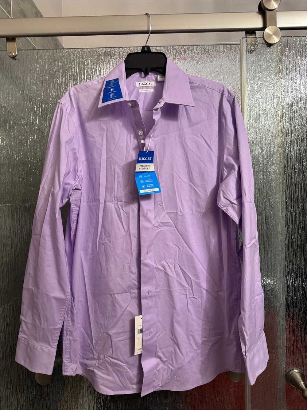 Haggar Men’s Lavender Dress Shirt